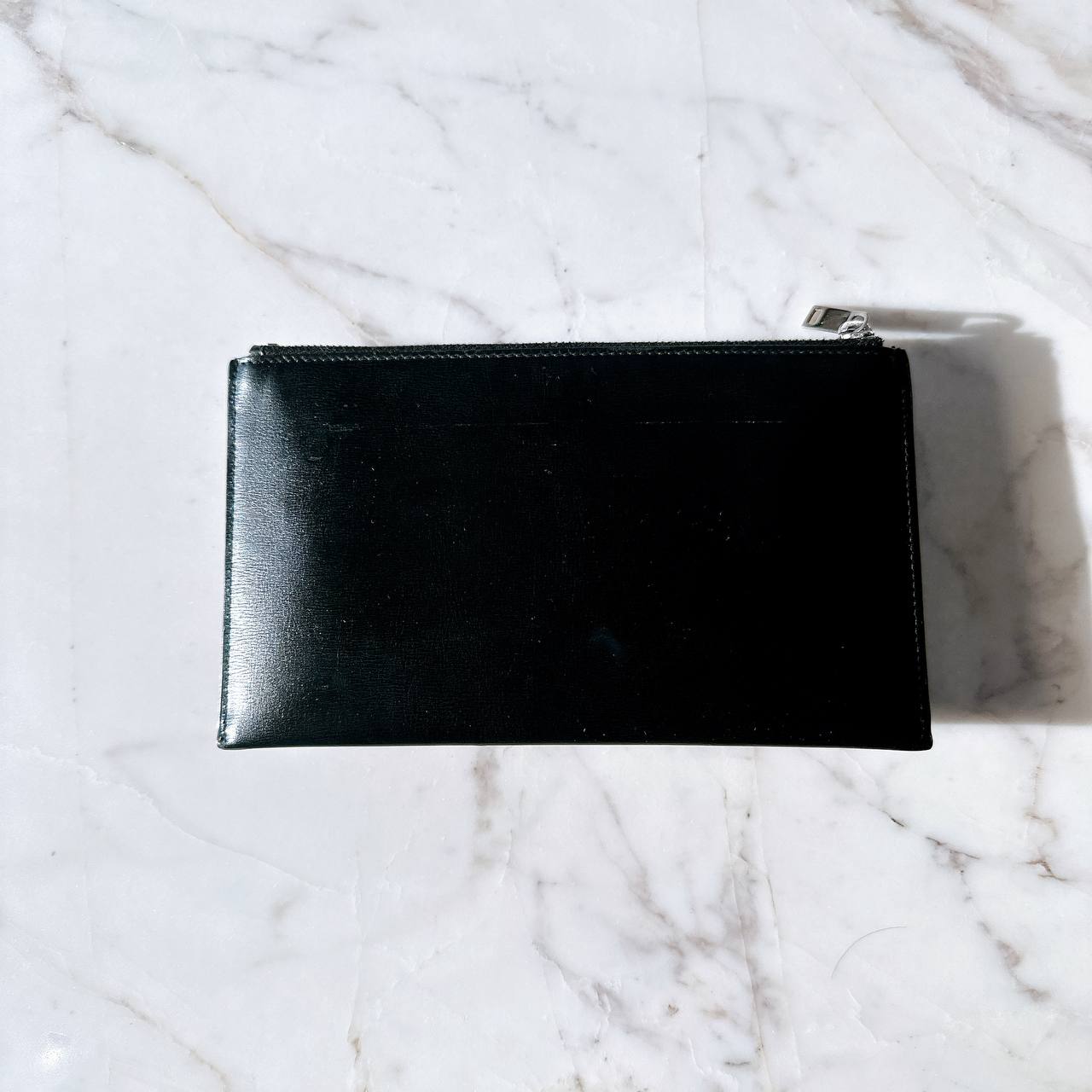 YSL Monogram Bill Pouch in Smooth Calfskin