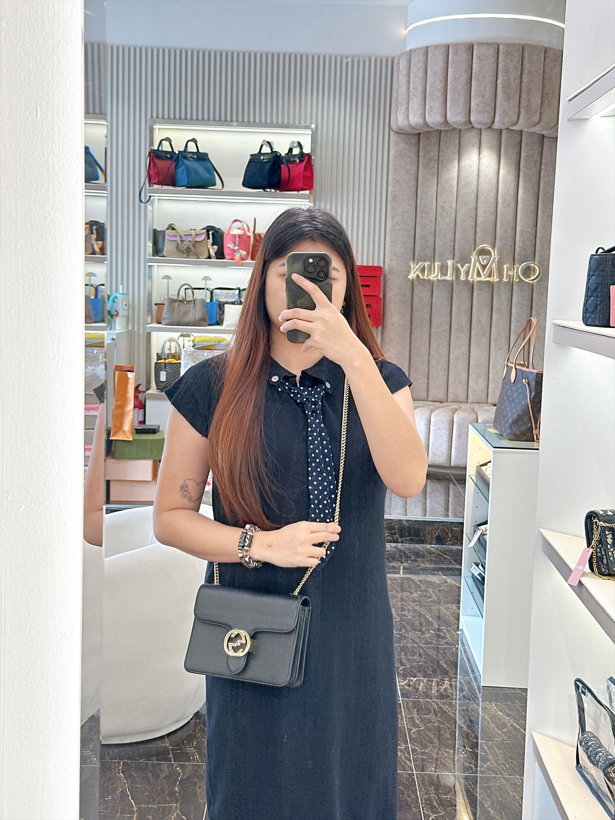 Gucci Interlocking Shoulder Bag