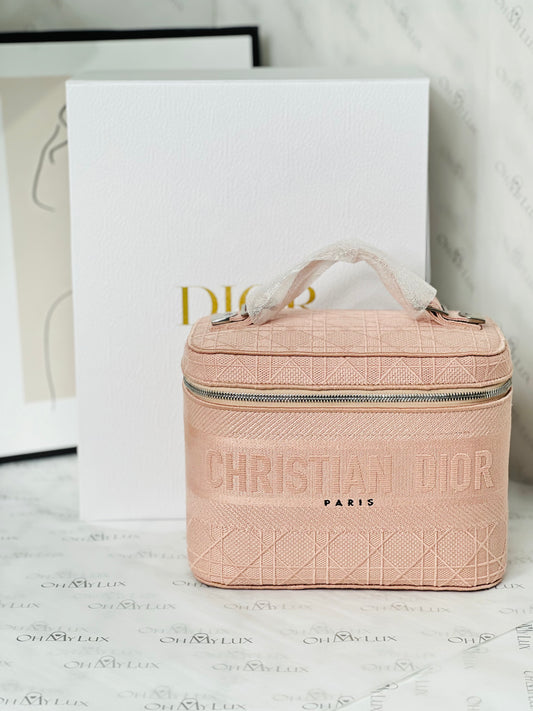 Dior Travel Large Vanity Case in Pink