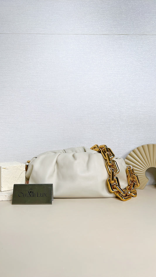Bottega Veneta The Chain Pouch in White