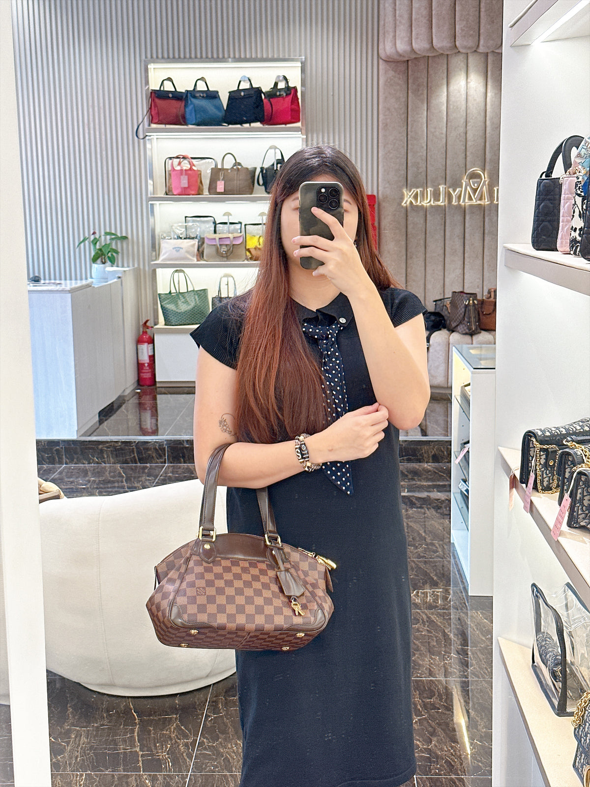 LV Verona Pm in Damier Ebene