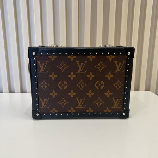 LV Monogram Macassar Clutch Box