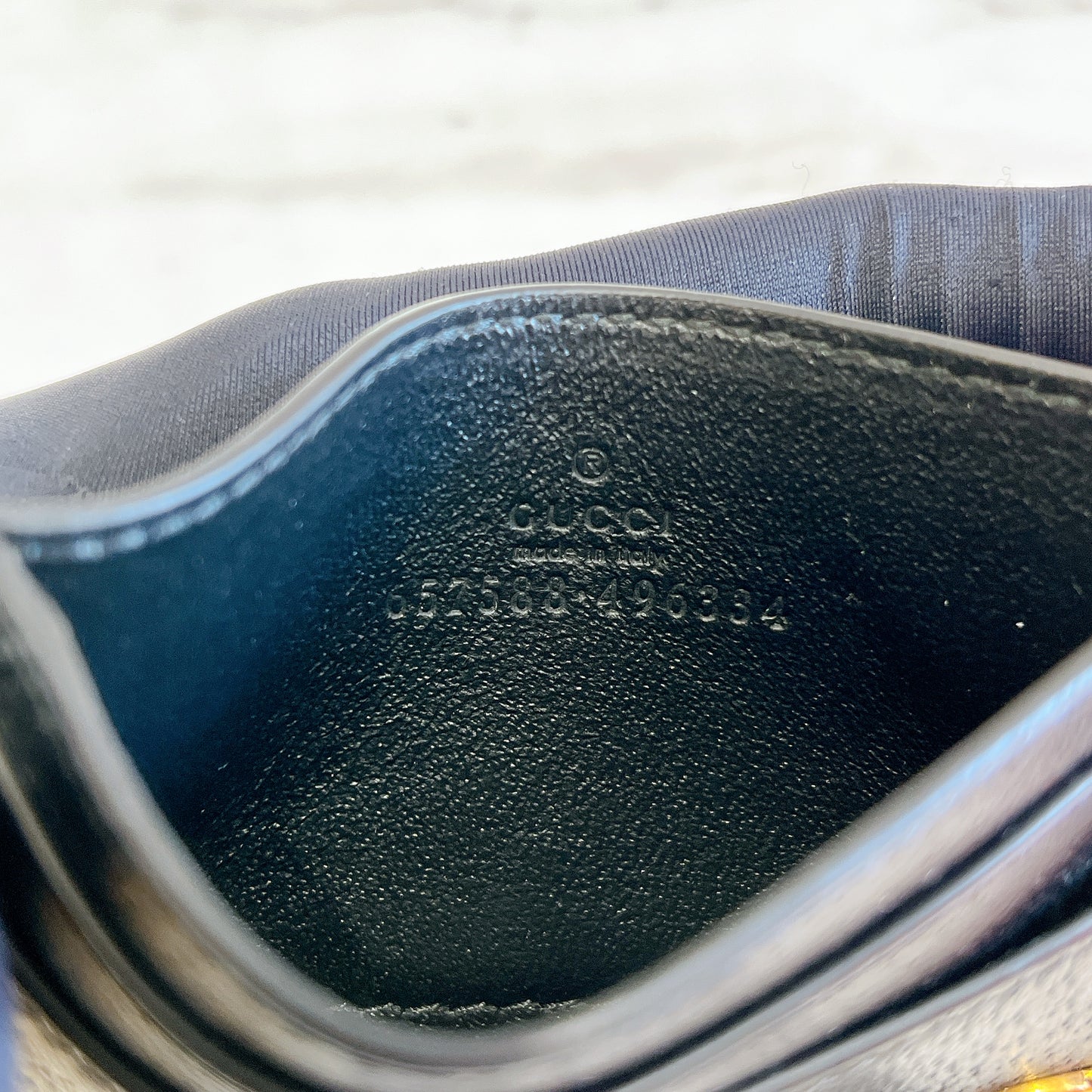 Gucci Marmont Card Case in Black