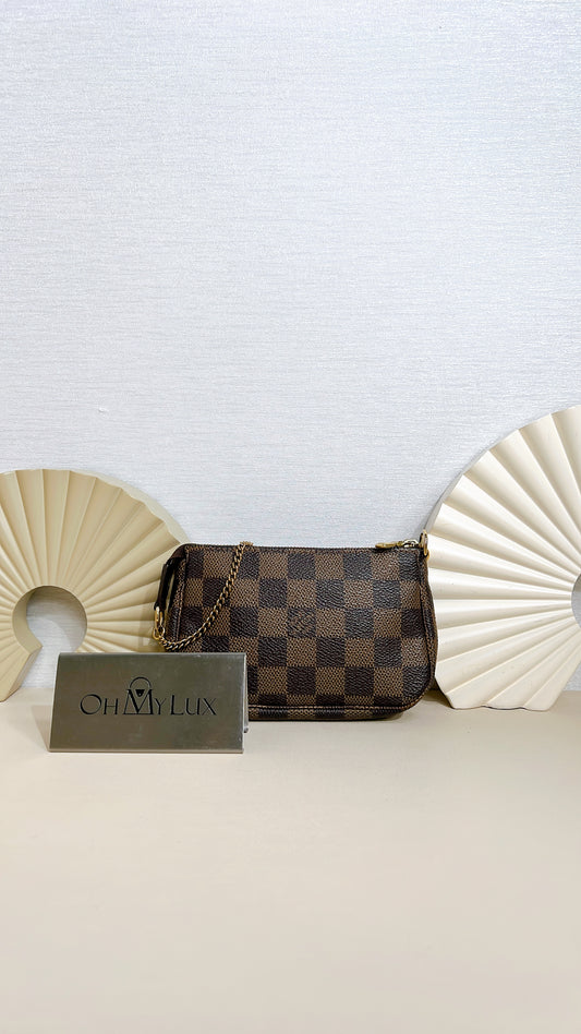 LV Damier Ebene Mini Pochette Accessoires