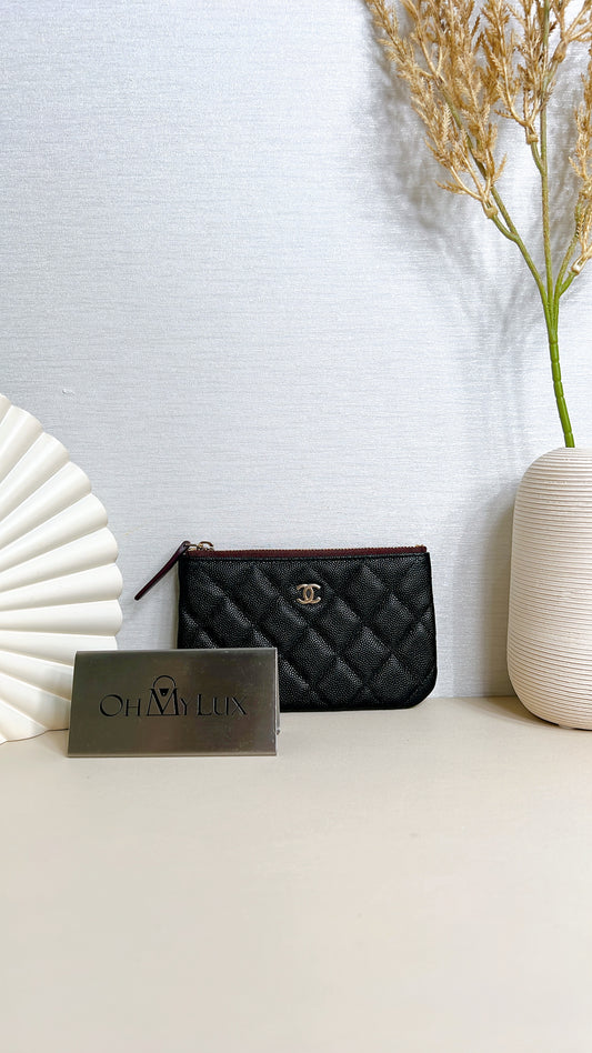 Chanel Mini O Case in Black