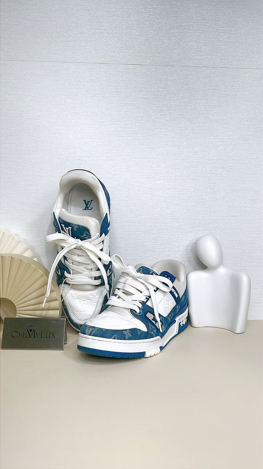 LV Trainer Sneakers in Blue
