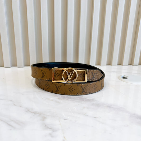 LV Monogram Reverse Dauphine Belt
