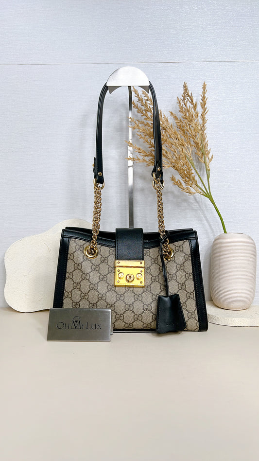 Gucci Padlock Tote Bag in GG Supreme