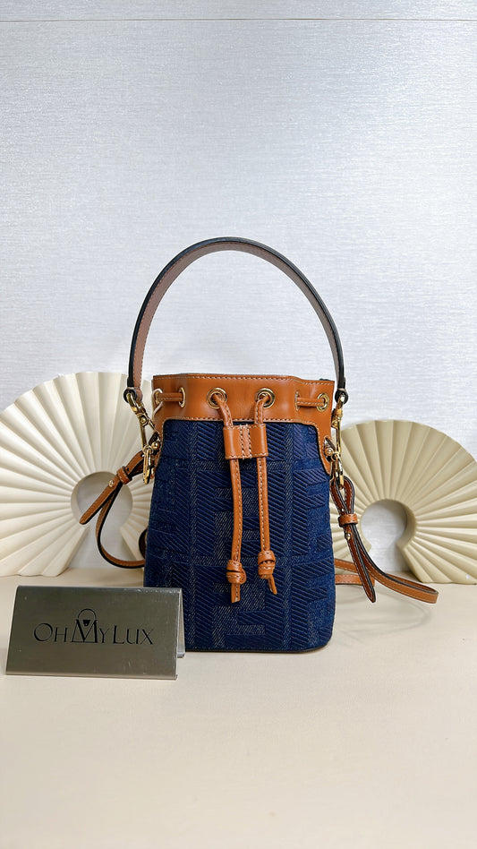 Fendi Mon Tresor Mini in Denim