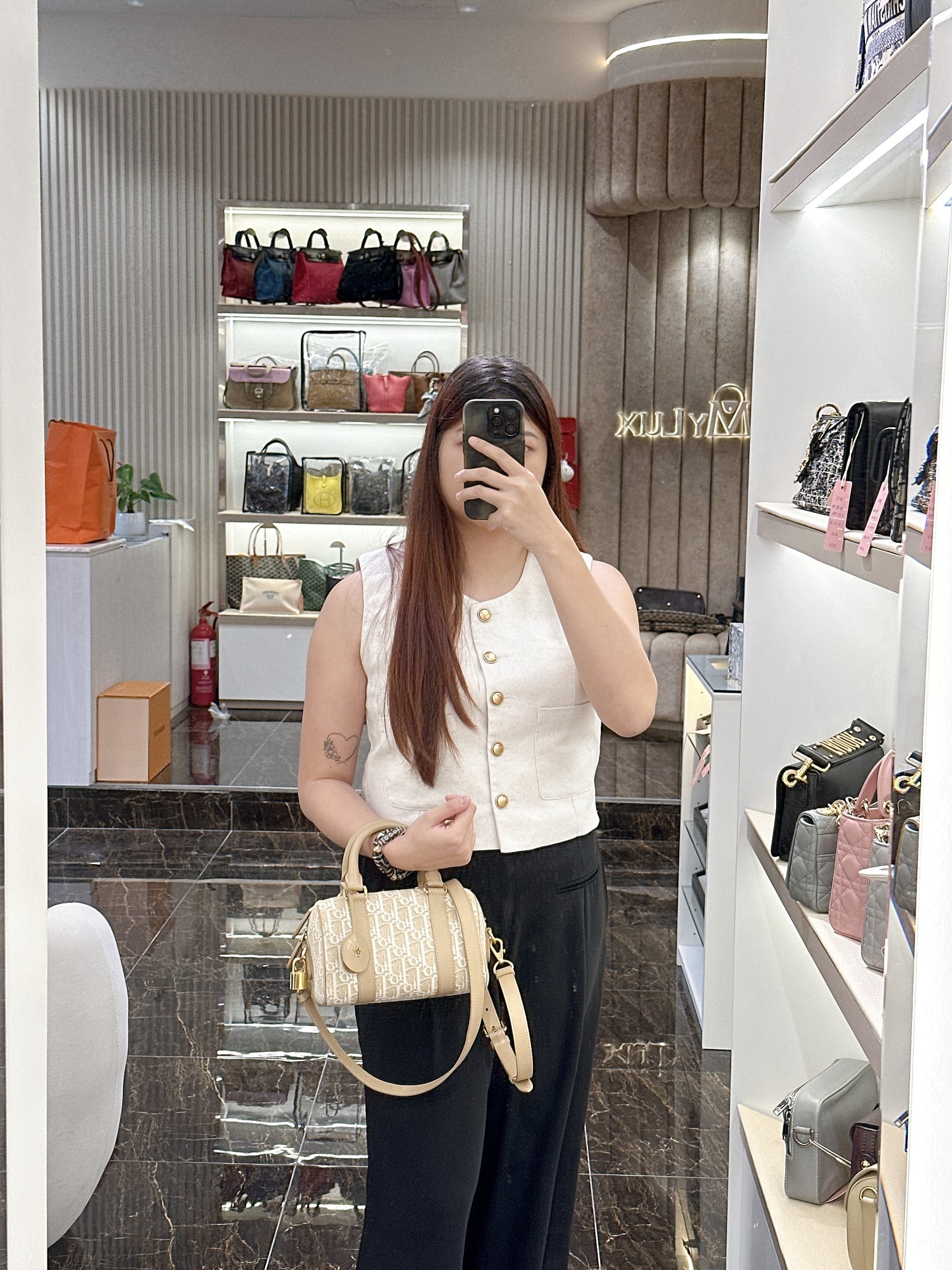 Dior Groove 20 Oblique Jacquard Natural