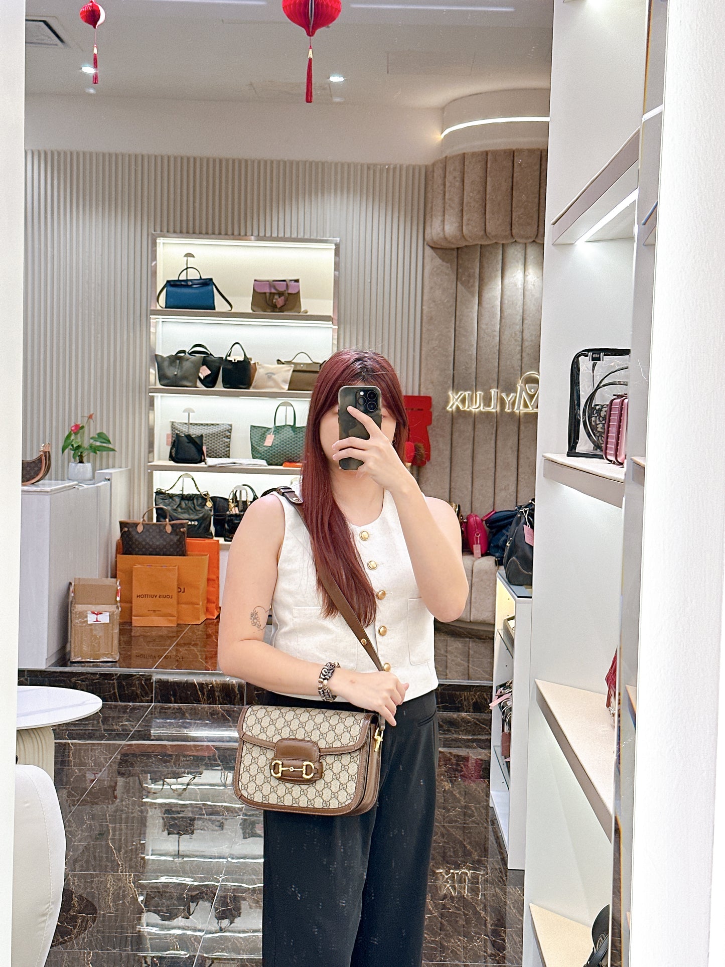 Gucci 1955 Horsebit Shoulder Bag