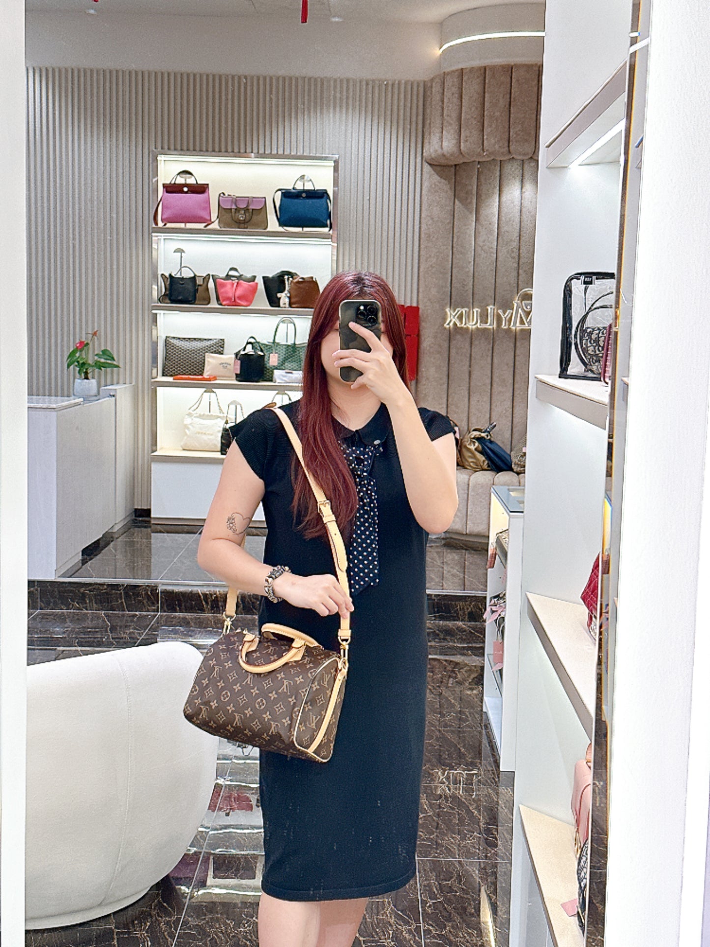 LV Monogram Speedy Bandouliere 25