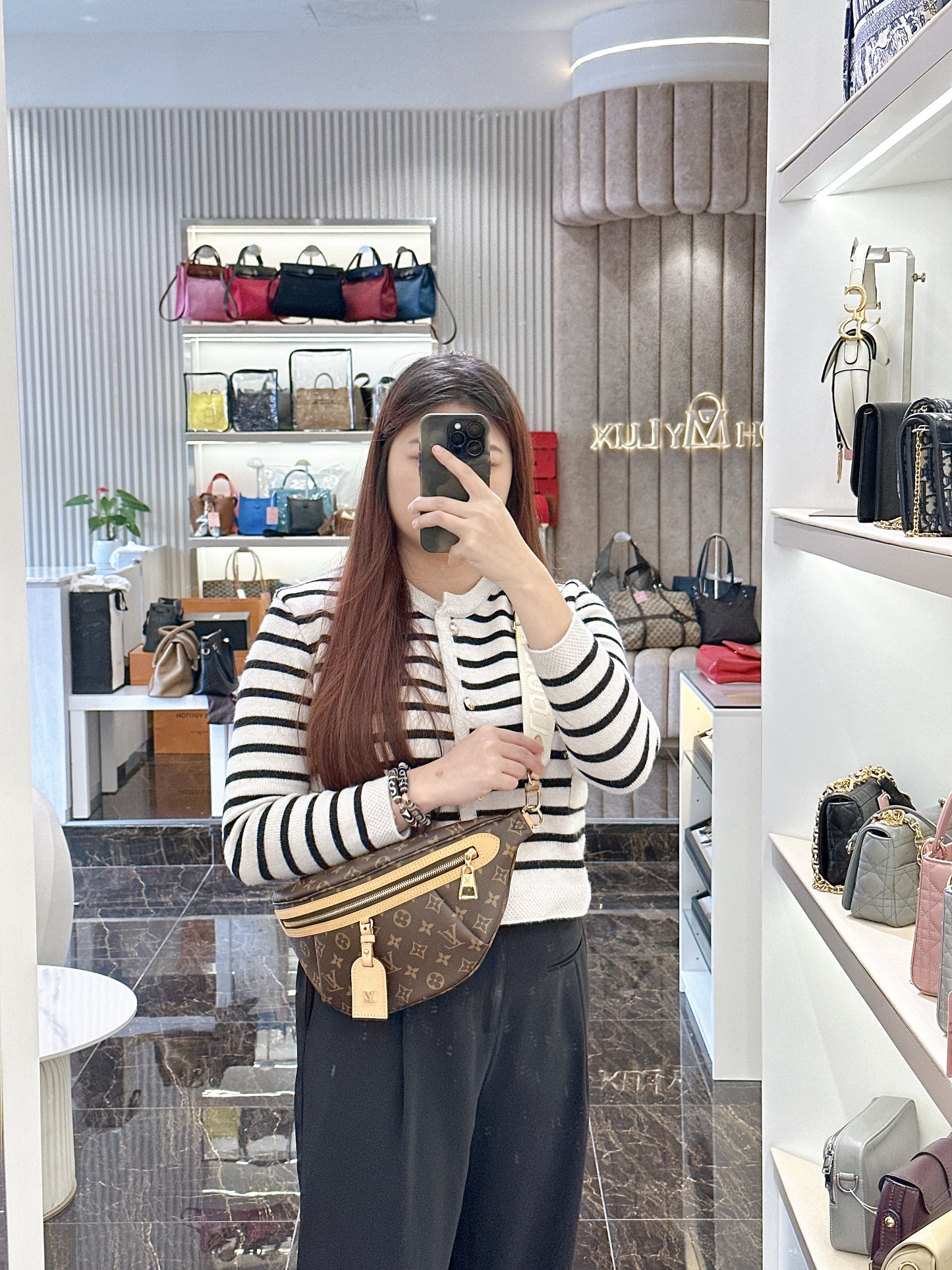 LV Monogram High Rise Bumbag