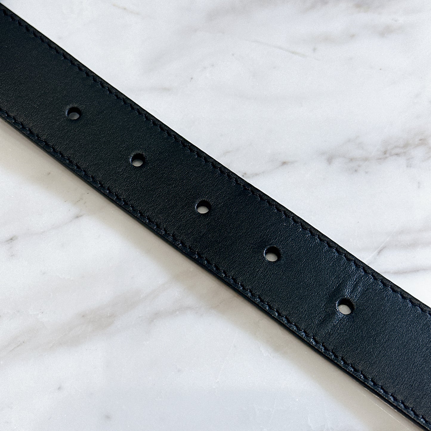Gucci Marmont Belt in Black GHW