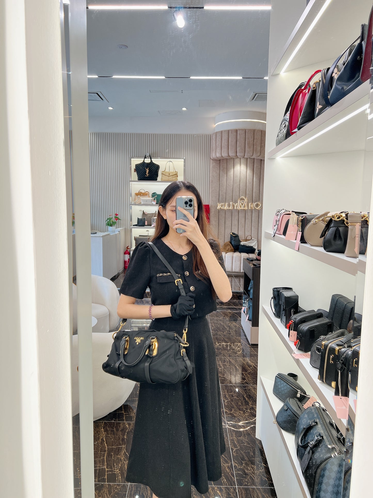 Prada Tessuto Nylon Crossbody Bag
