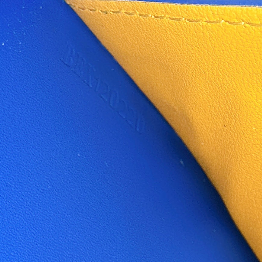 Goyard Matignon Zip Around Wallet in Blue