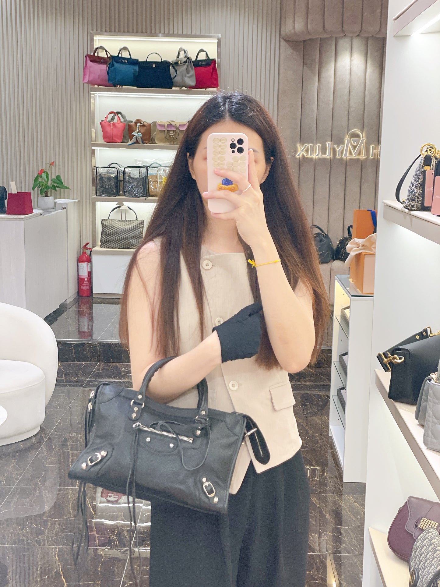 Balenciaga Classic City Small in Black Grained Calfskin