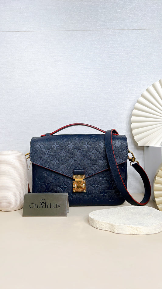 LV Pochette Metis Marine Rouge