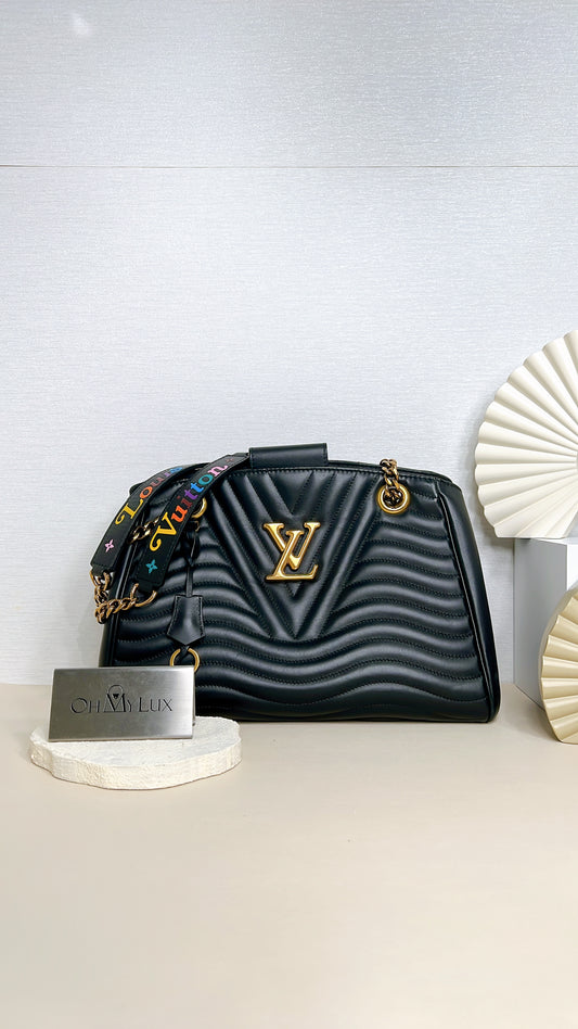 LV New Wave Tote in Black