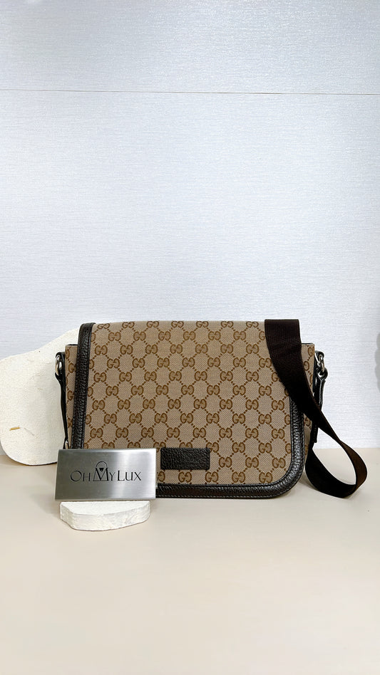 Gucci GG Canvas Messenger Bag