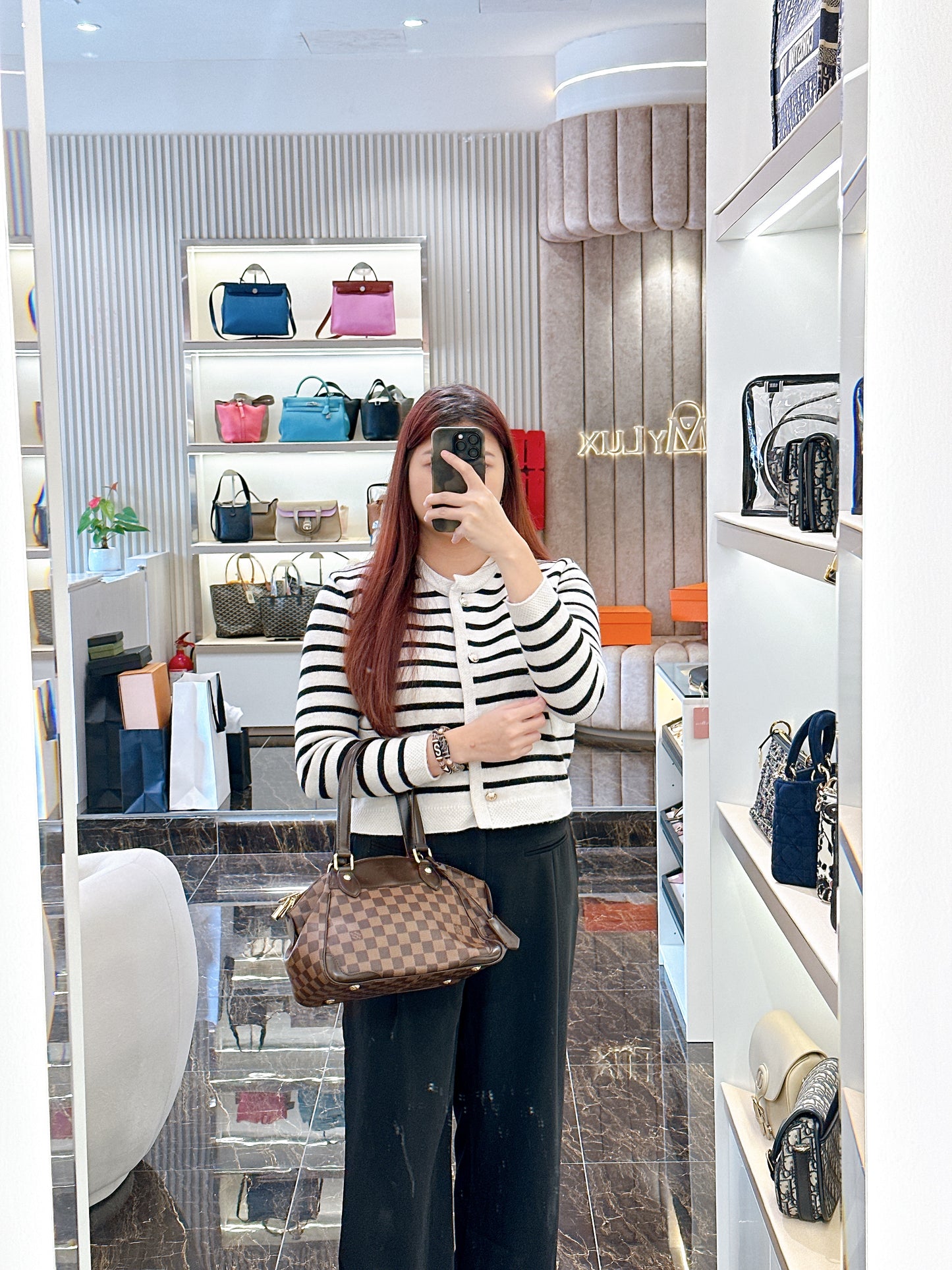 LV Damier Ebene Verona PM