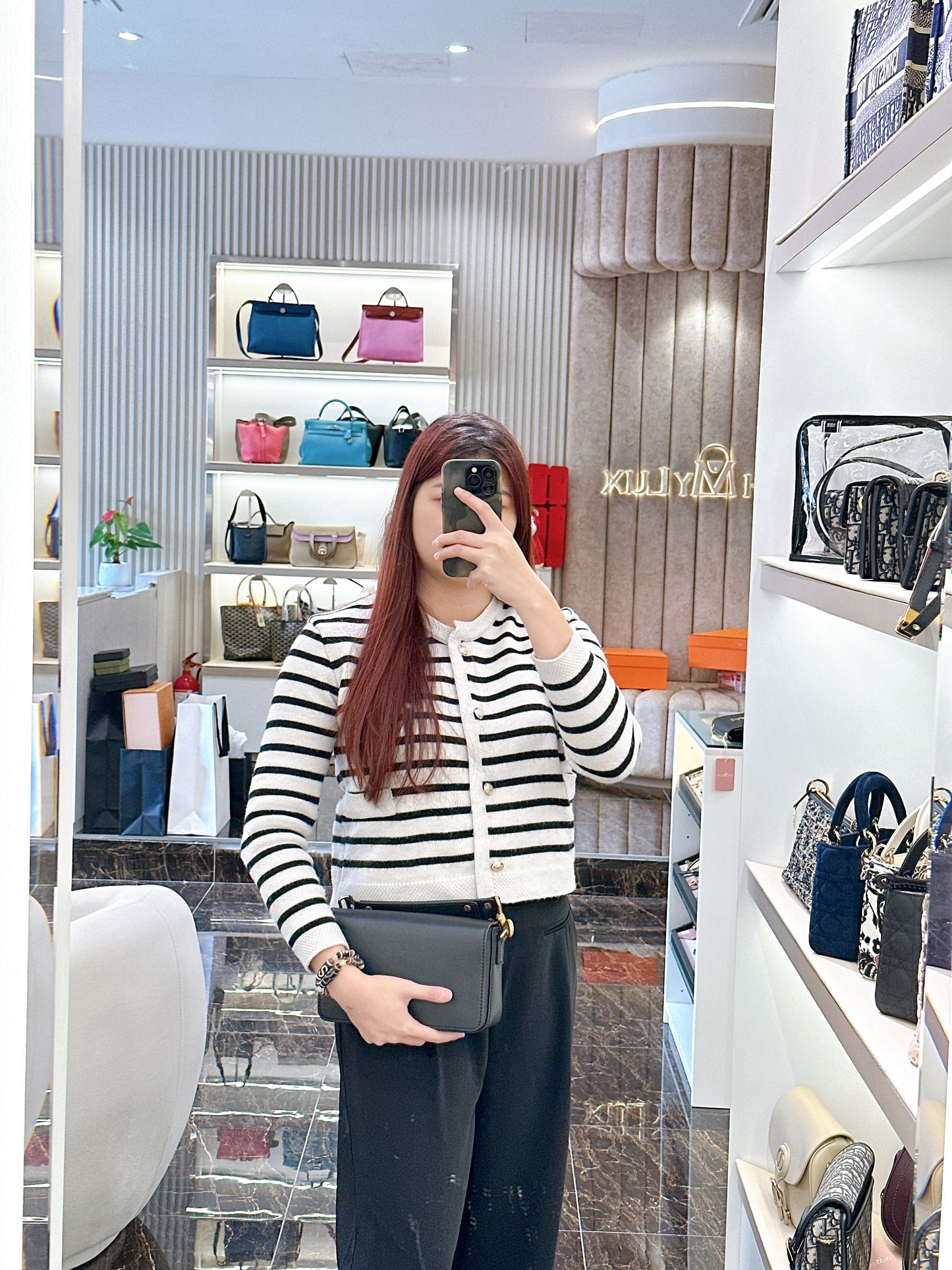 Dior Jadore Clutch with Handle Black