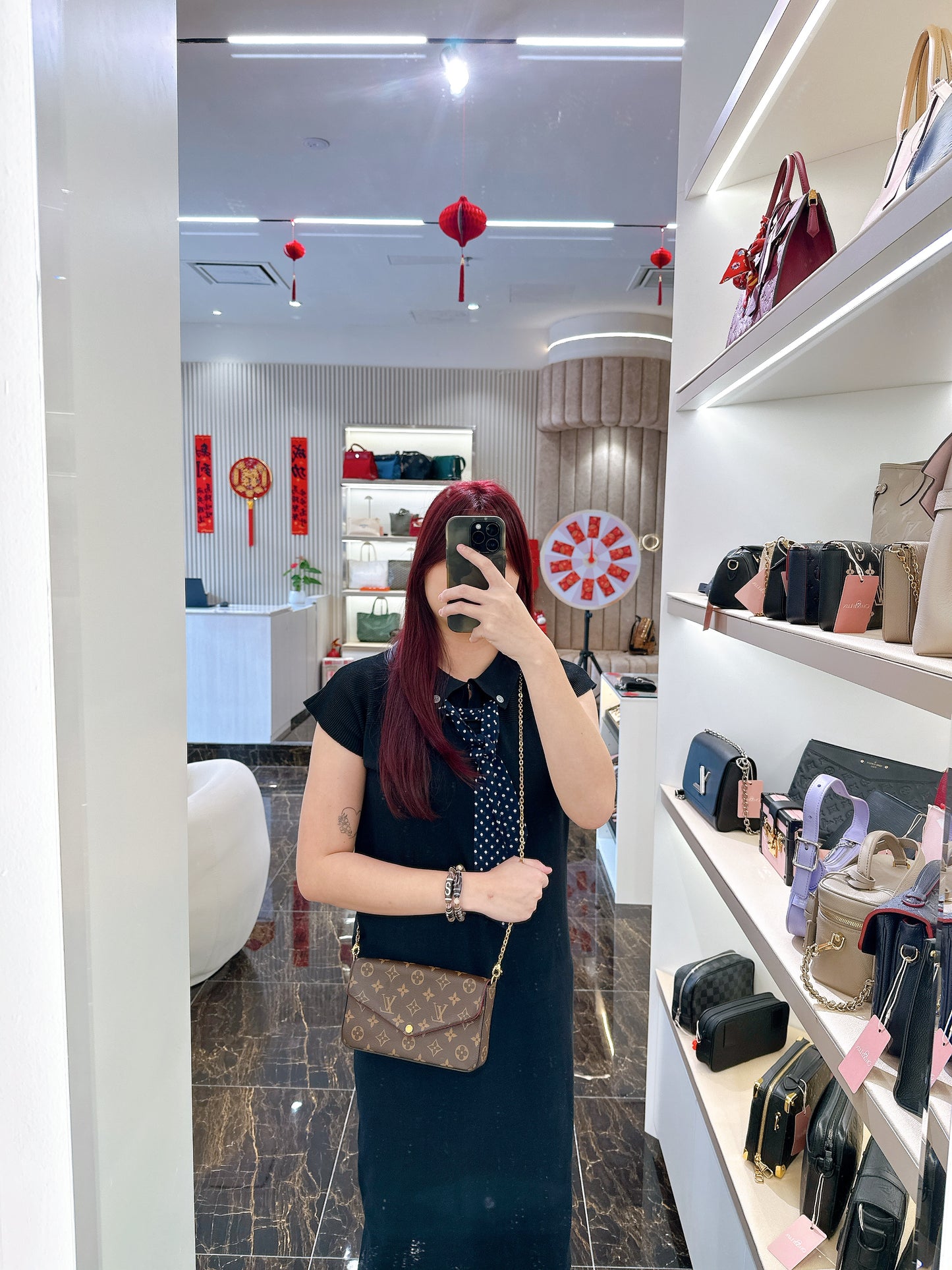 LV Monogram Felicie Pochette
