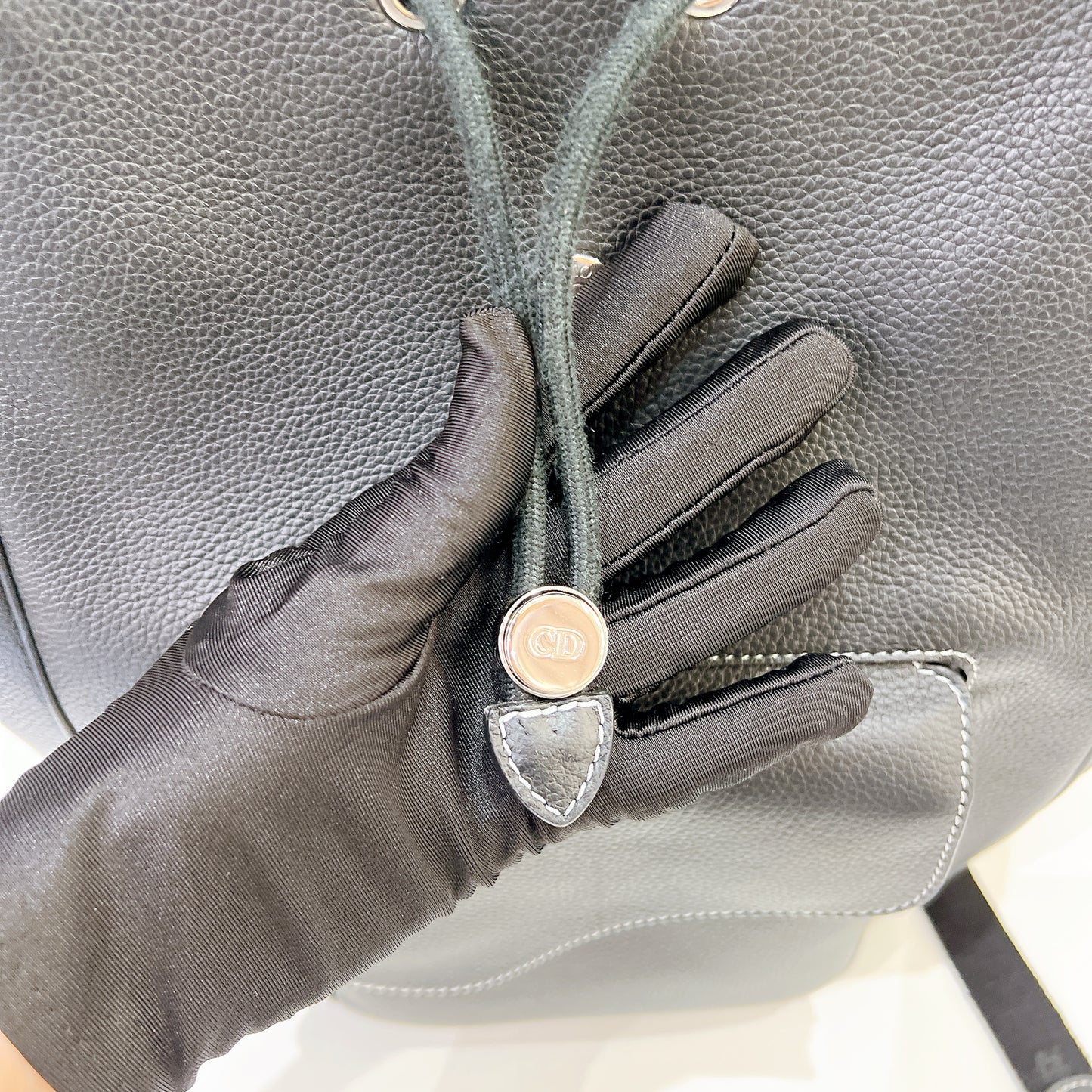 Dior Saddle Backpack in Black