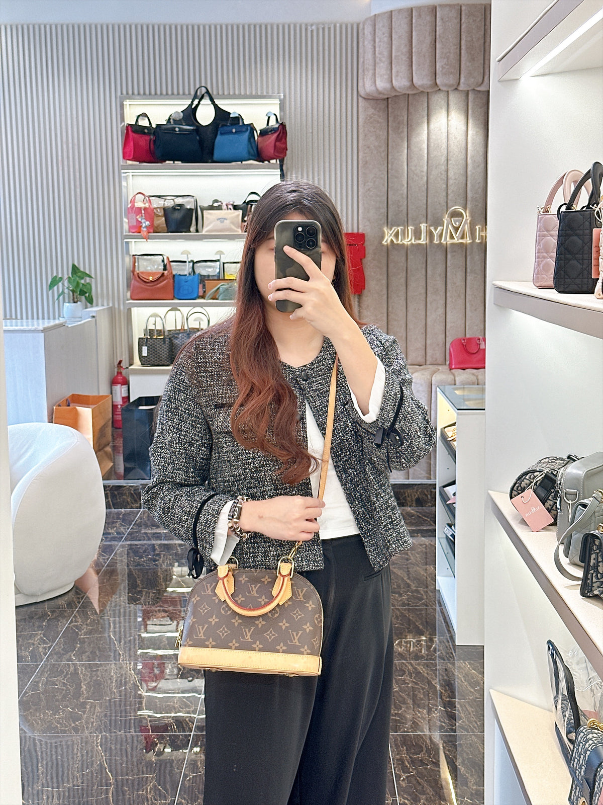 LV Monogram Alma BB