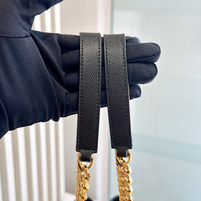 YSL Cassandre Tote in Black GHW