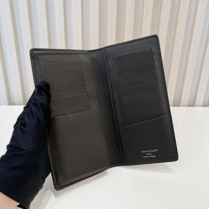 LV Brazza Wallet in Monogram Eclipse