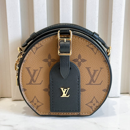 LV Mini Boite Chapeau in Reverse Monogram