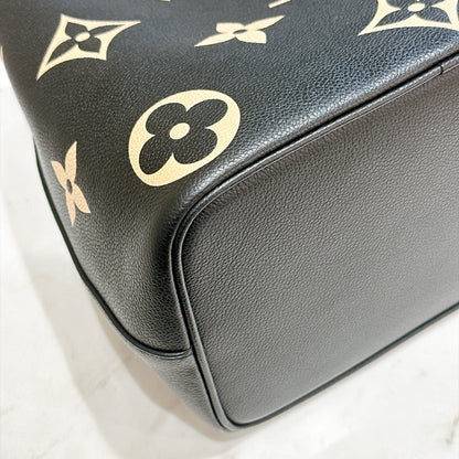 LV Neo Noe MM Bicolour In Black / Creme