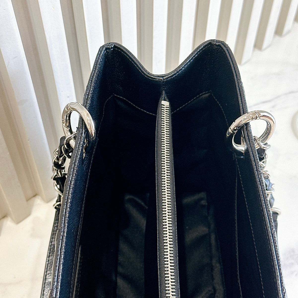 Chanel GST in Black Caviar SHW