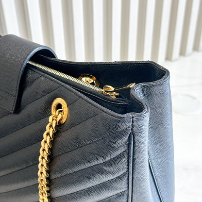 YSL Cassandre Tote in Black GHW