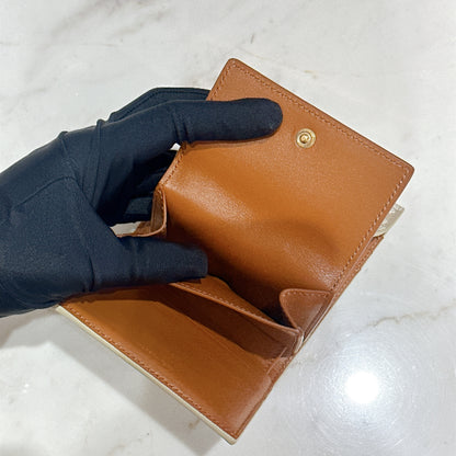 Celine Small Flap Wallet in Grege