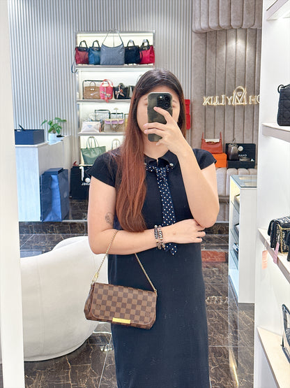 LV Favorite PM in Damier Ebene