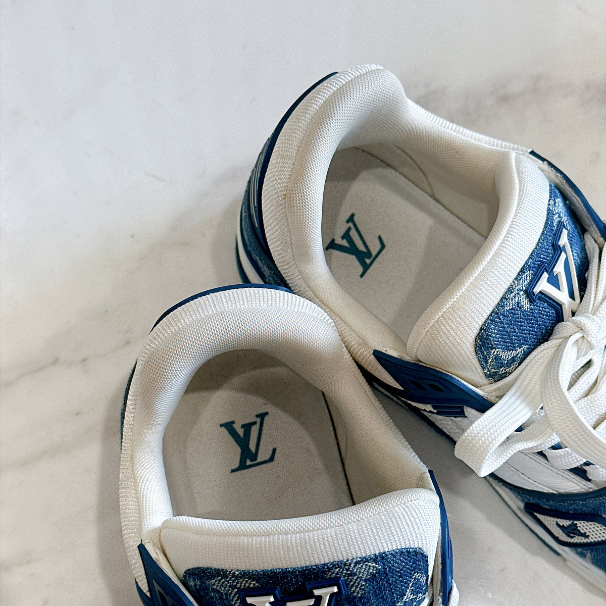 LV Trainer Sneakers in Blue