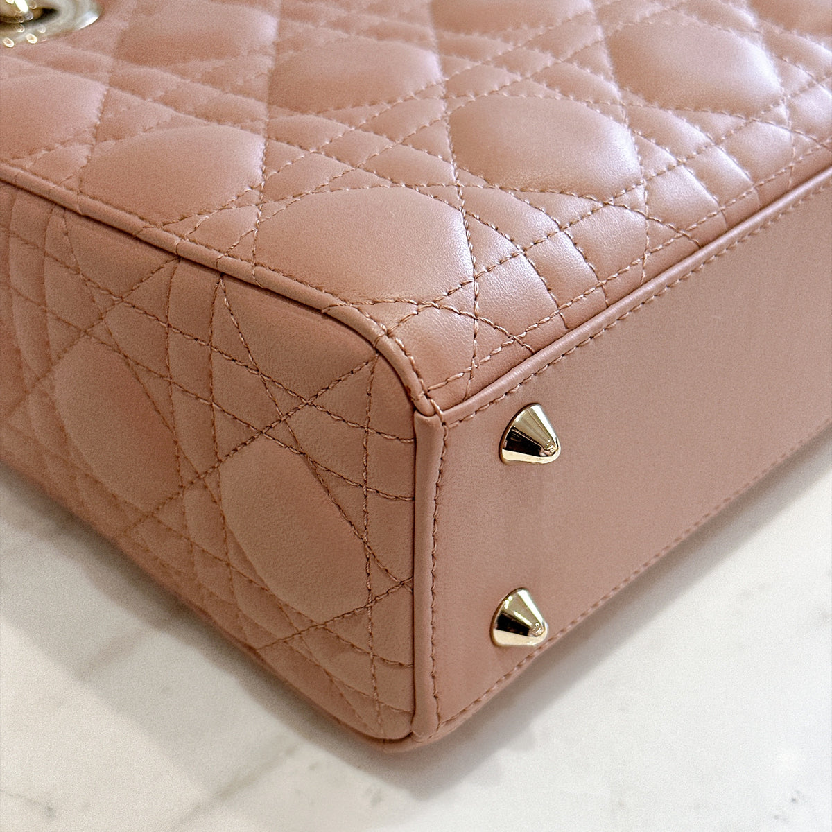 Lady Dior Small Pink in LGHW