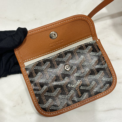 Goyard Mini Anjou in Black and Tan