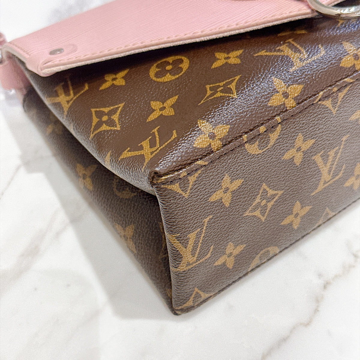 LV Epi Saint Michel Pink Shoulder Bag