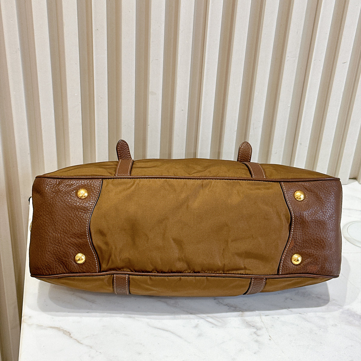 Prada BN2032 Tessuto Nylon & Soft Calf Leather Trim