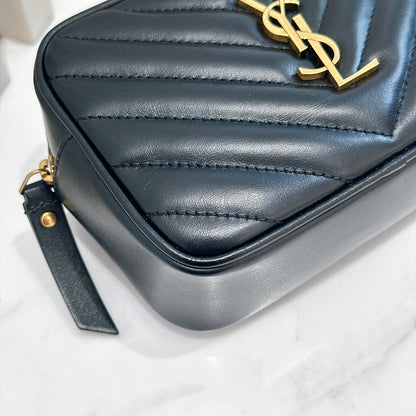 YSL Lou Belt Bag In Black GHW