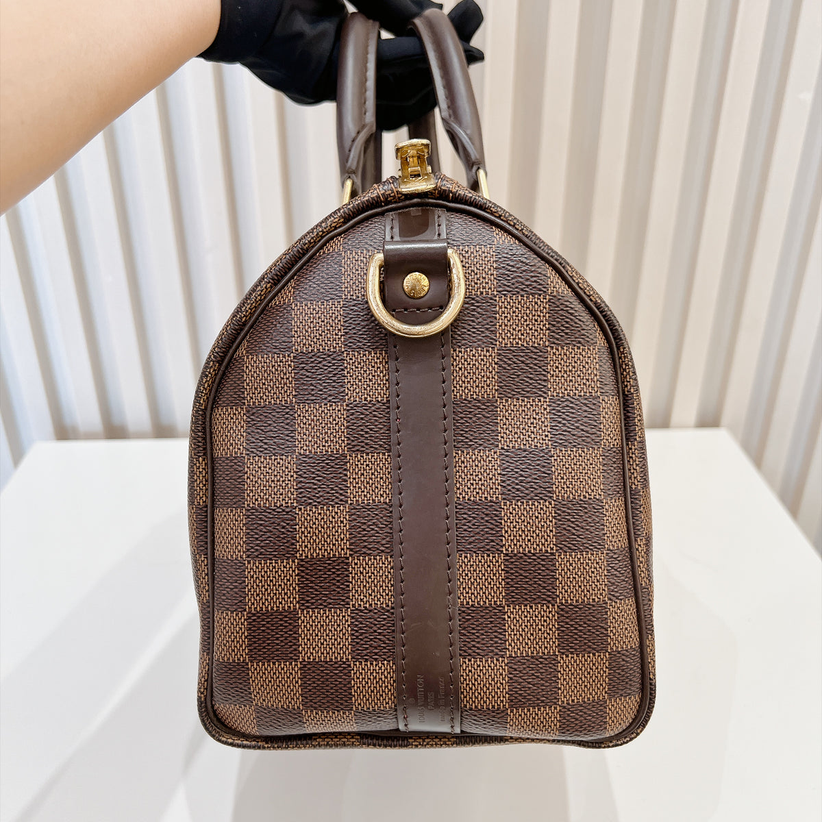 LV Damier Ebene Speedy 25 Bandouliere
