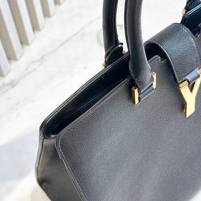 YSL Cabas Chyc Satchel Black