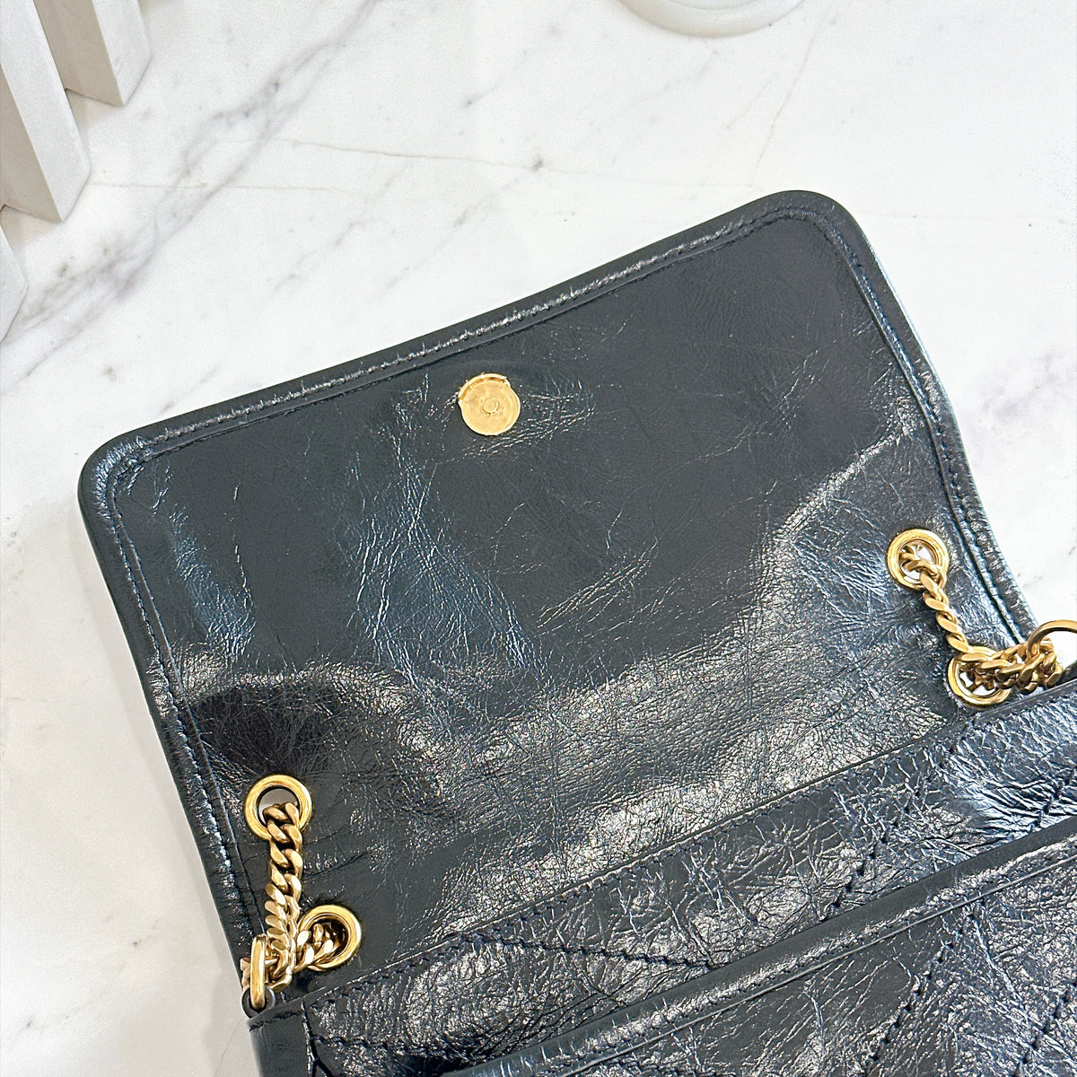 YSL Niki Baby in Black