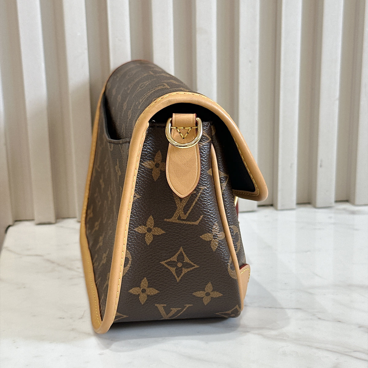 LV Monogram Diane with Black Strap