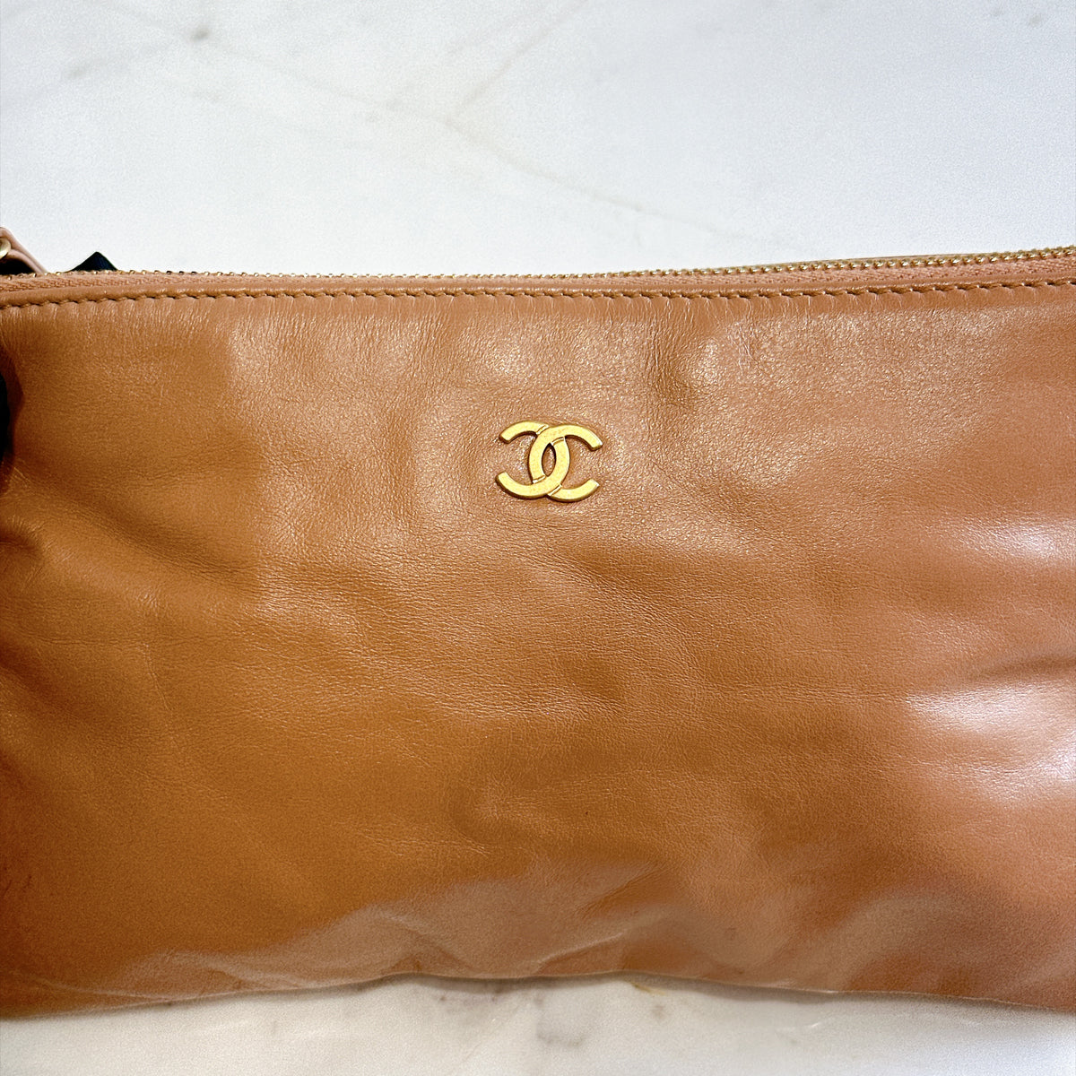 Chanel 22 Small in Caramel Calfskin