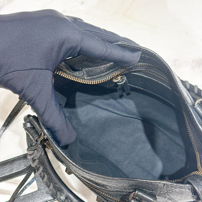 Balenciaga Le City Mini In Black Arena Lambskin