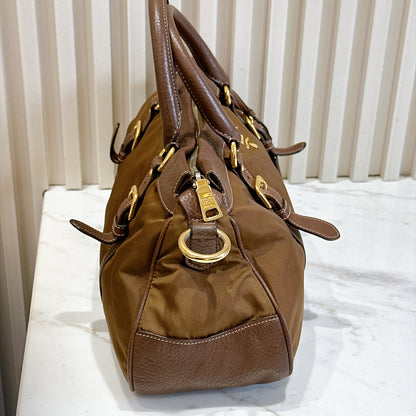 Prada BN2032 Tessuto Nylon & Soft Calf Leather Trim